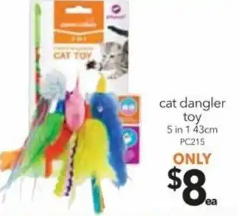 Cat dangler toy 5 in 1 43 cm