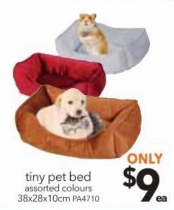 Cheap as Chips Tiny pet bed 38x28x10cm offer