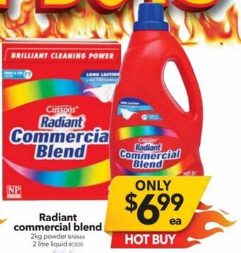 Cheap as Chips Radiant commercial blend offer