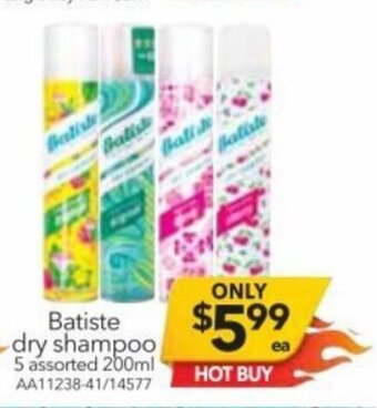 Batiste dry shampoo 200ml