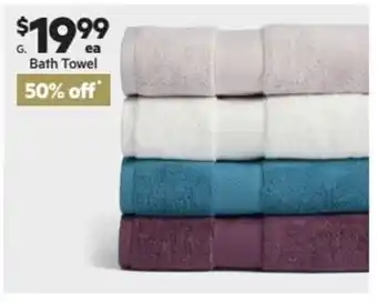 Harris Scarfe G. Linen House Luna Towel Range Bath Towel offer