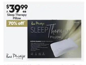 Harris Scarfe A. Bas Phillips Sleep Therapy Memory Foam Pillow offer
