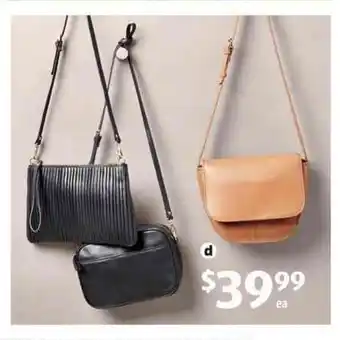 ALDI Women's Leather Cross Body Bag offer
