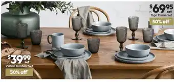 Shaynna Blaze Criss Cross 6pc Tumbler Set 290 ml
