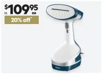 Harris Scarfe Tefal Access Steam Plus Garment Steamer DT8100 offer