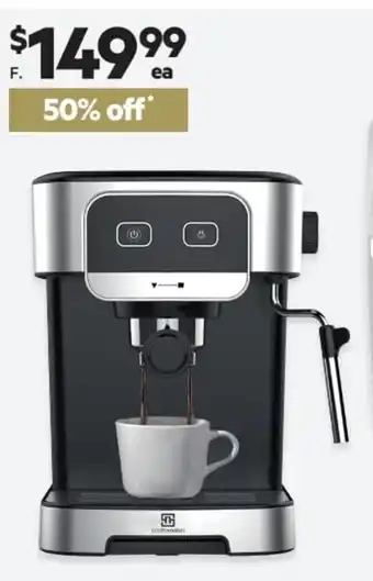 Harris Scarfe Smith+Nobel Espresso Coffee Machine SNAOCM20 offer