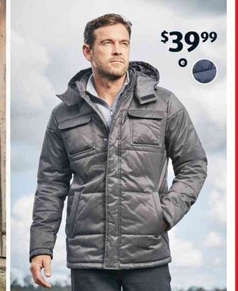 ALDI Men's Quilted Jacket offer