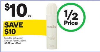 Woolworths Sundae Whipped Shower Foam 265ml offer