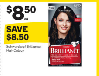Woolworths Schwarzkopf Brilliance Hair Colour offer