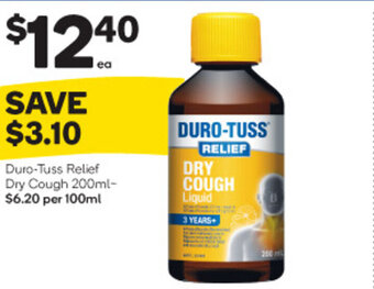 Duro-Tuss Relief Dry Cough 200ml