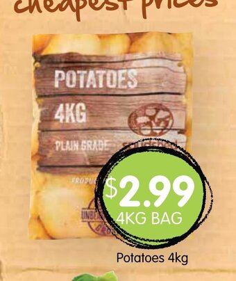 Spudshed Potatoes 4kg offer