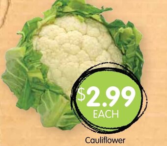 Spudshed Cauliflower offer