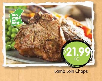 Spudshed Lamb Loin Chops offer