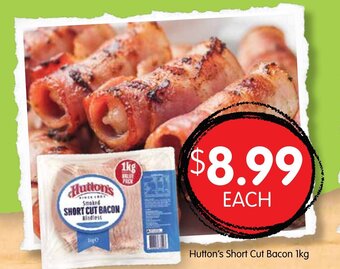 Hutton's Short Cut Bacon 1kg