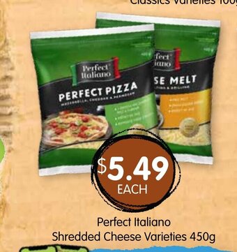 Spudshed Perfect Italiano Shredded Cheese Varieties 450g offer