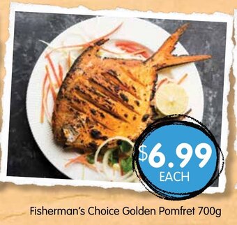 Spudshed Fisherman's Choice Golden Pomfret 700g offer