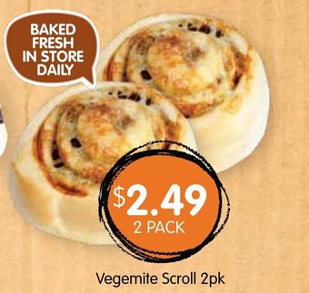 Spudshed Vegemite Scroll 2pk offer