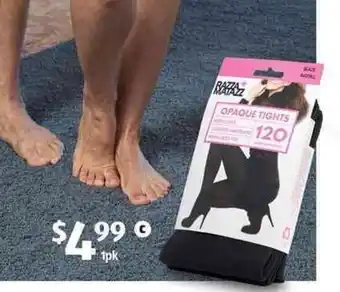 ALDI Women's Opaque Razzamatazz Tights 1pk offer
