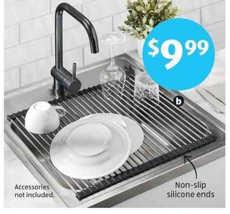 RollUp Dish Drying Rack offer at ALDI
