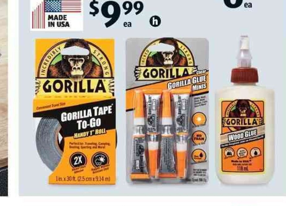 Gorilla Glue and Tape Combination offer at ALDI