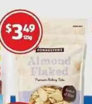 ALDI Forresters Almond FLaked offer