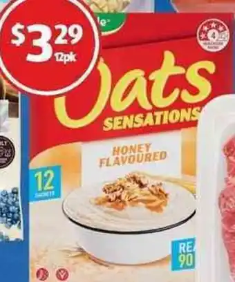 ALDI Oats Sensations Honey Flavoured offer