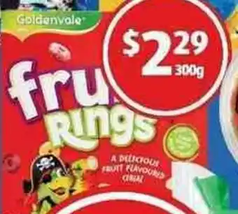 ALDI Goldenvale Fruit Rings offer