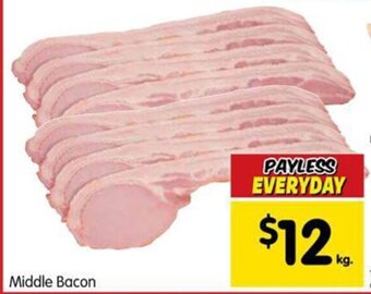 Spar Middle bacon offer