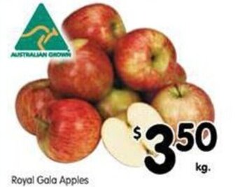 Royal gala apples