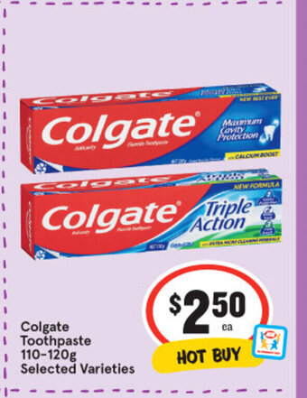 IGA Colgate Toothpaste 110-120g Selected Varieties offer