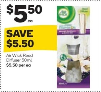 Woolworths Air Wick Reed Diffuser 50ml offer