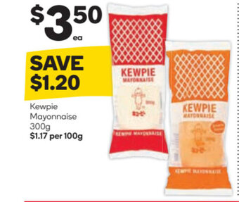 Woolworths Kewpie Mayonnaise 300g offer