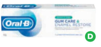 Woolworths Oral B Gum Care Toothpaste 110g offer