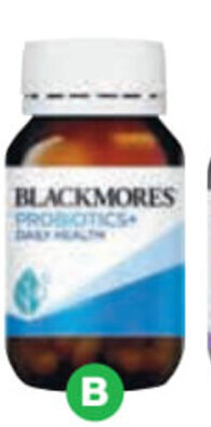 Woolworths Blackmores Probiotics+ Daily Health Gut Health Vitamin Capsules Pk 30# offer