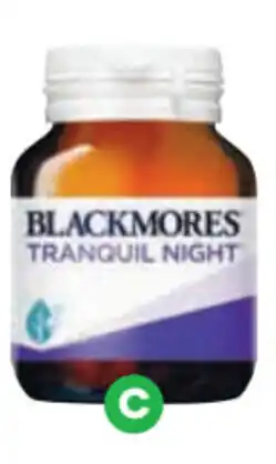 Blackmores Tranquil Night Sleep Support Vitamin Tablets Pk 60#