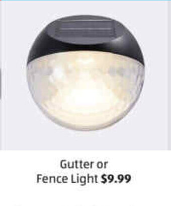 ALDI Gutter or Fence Light offer