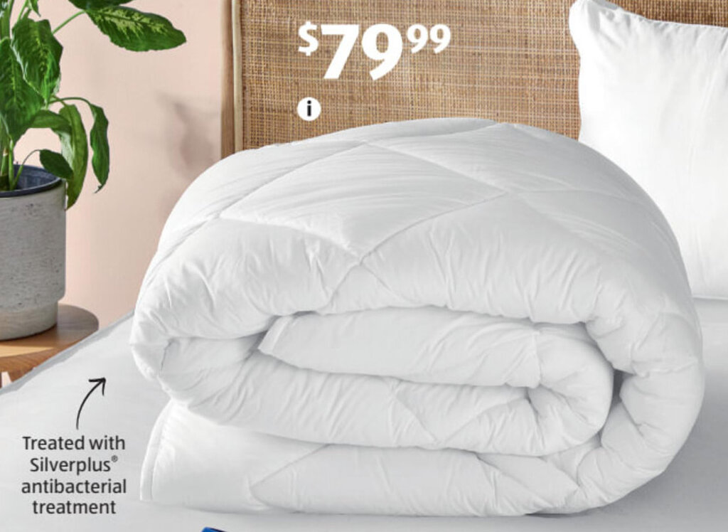 Tontine Comfortech Silverplus Quilt Queen Size offer at ALDI
