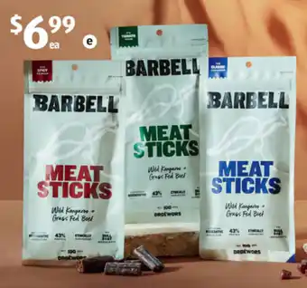 ALDI Barbell Kangaroo Meat Sticks 100g offer