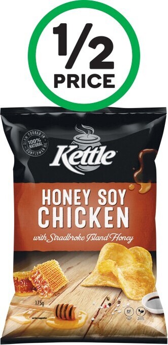 Woolworths Kettle Chips 150-175g or Kettle Chunky 150g offer