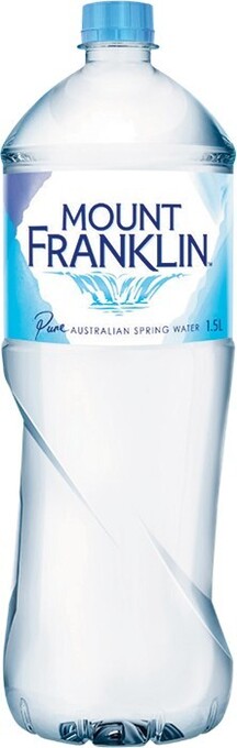 Mount Franklin Spring Water 1.5 Litre