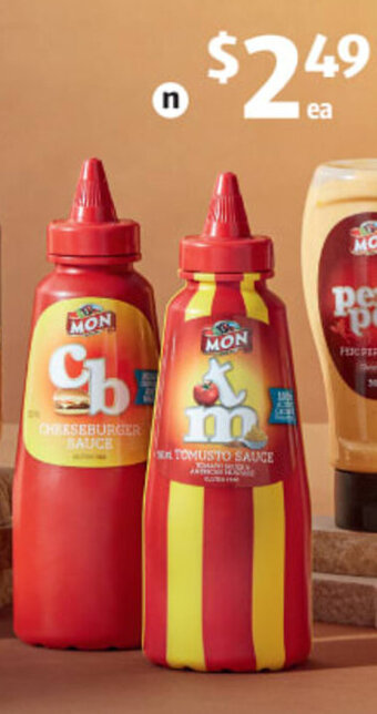 ALDI Mon Sauces 500ml offer