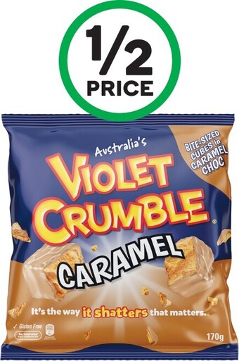 Woolworths Violet Crumble Choc Bites 170-180g offer