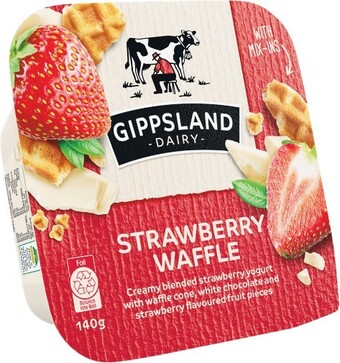 Woolworths Gippsland Dairy Mix-Ins 140g offer