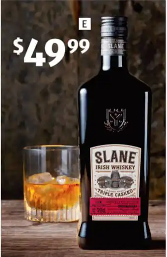 ALDI Slane Irish Whiskey 700ml offer