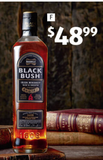 ALDI Bushmills Black Bush Sherry Cask Irish Whiskey 700ml offer