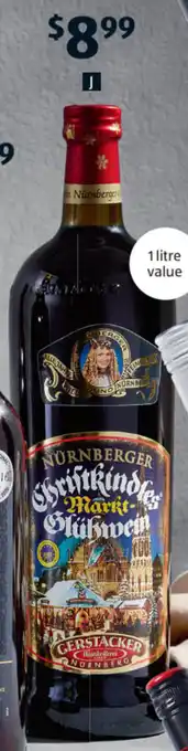 Gerstacker Nurnberger Christkindles Markt-Gluhwein NV 1L