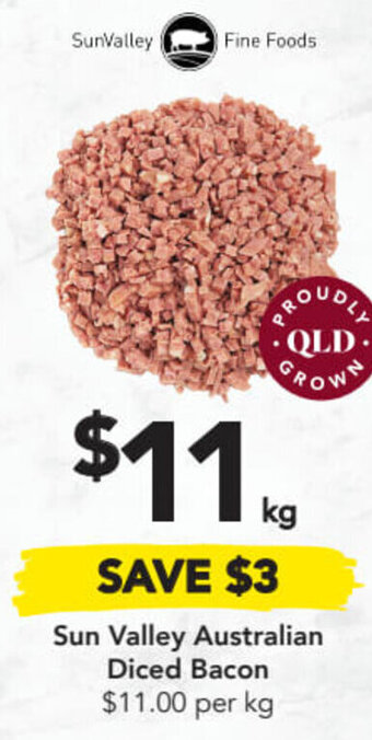 Drakes Sun Valley Australian Diced Bacon offer