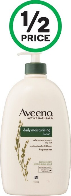 Woolworths Aveeno Daily Moisturising Body Lotion 1 Litre offer