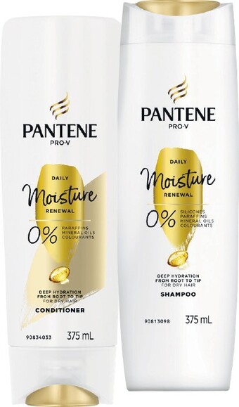 Woolworths Pantene Shampoo or Conditioner 375ml offer