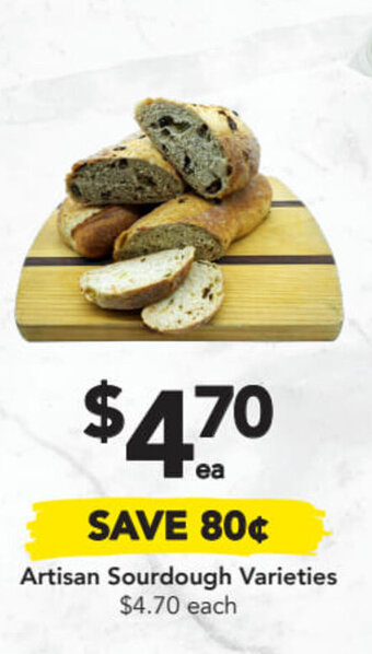 Drakes Artisan Sourdough Varieties offer